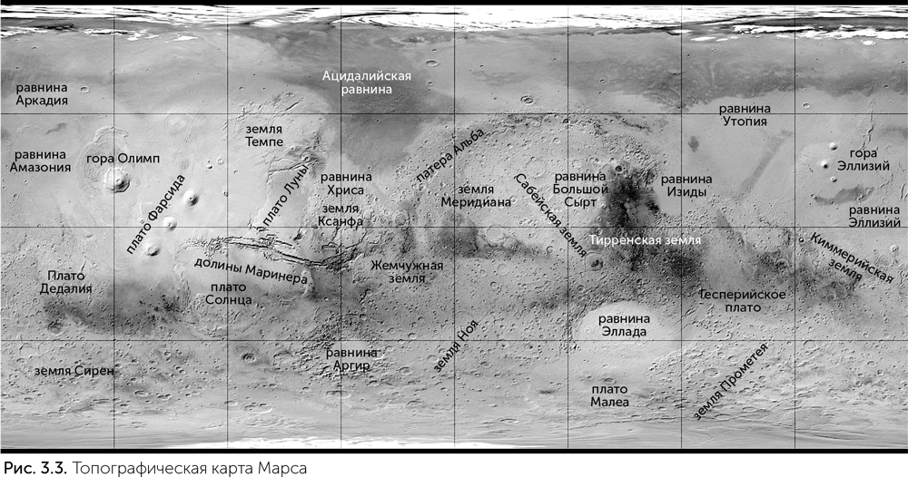 Mars карта мира